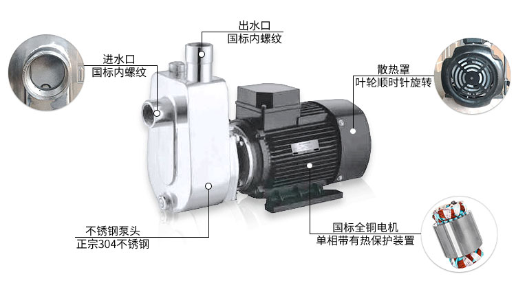 SFBX小型不銹鋼耐腐蝕自吸泵結(jié)構(gòu)圖紙 SFBX小型不銹鋼耐腐蝕自吸泵結(jié)構(gòu)圖紙
